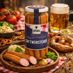 Fränkische Saftwürstchen in der Dose