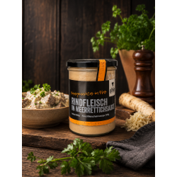 Rindfleisch in Meerrettichsoße im Glas (400g)